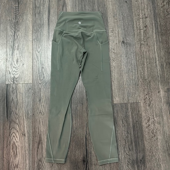 Lululemon Align 25” with pockets size 2 grey sage - Picture 4 of 7